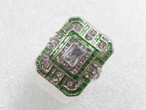 クリスタル　指輪(15.5号)